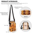 thumbnail image 6 of HELLHERO Double Zipper Shoulder Bag Men, Women Vintage Tractors Print Polyester Outdoor Travel 4.33"x1.97"x7.09" Lightweight, 6 of 7
