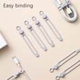 thumbnail image 1 of Dvkptbk Rubber Tie Multifunctional Silicone Cable Tie Straps Strong Tie Mouth with Cable Ties with Data Cable Organizer Storage Belt Tools on Clearance, 1 of 9