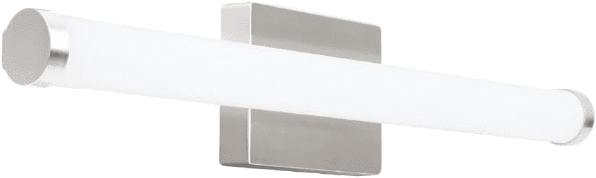 Sylvania 24" Modern Vanity Lights for Bathroom, 22W, 5 CCT Select, Dimmable, Round Shape, Brush Nickel