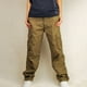 thumbnail image 4 of Pantalones largos para hombre, lisos, multibolsillos, lavados, para exteriores, informales, de algodón puro, 4 of 6