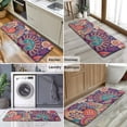 thumbnail image 6 of Multicolor Paisley and Floral Pattern Kitchen Rug Mat,Kitchen Runner Rugs Non Skid Washable,Decorative Kitchen Floor Mats for Kitchen,Sink,Laundry,17"x47.2", 6 of 7