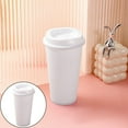 thumbnail image 2 of 475ml Reusable Coffee Cups with Lids, 2 Pcs Heat-sensitive Mug Color-changing Mug To Go Travel Cups, Hot or Cold Drinks, Dishwasher and Microwave Safe, White, 2 of 9