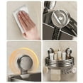 thumbnail image 6 of Corner Shower Rack Suction Cup Wall Mounted Towels Holder for Shower Bathroom, 6 of 11