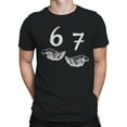 thumbnail image 2 of Hands Offering Numbers 6 and 7 Men's T-shirt, 2 of 3