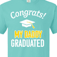 thumbnail image 4 of Inktastic Congrats My Daddy Graduated with cap T-Shirt, 4 of 5