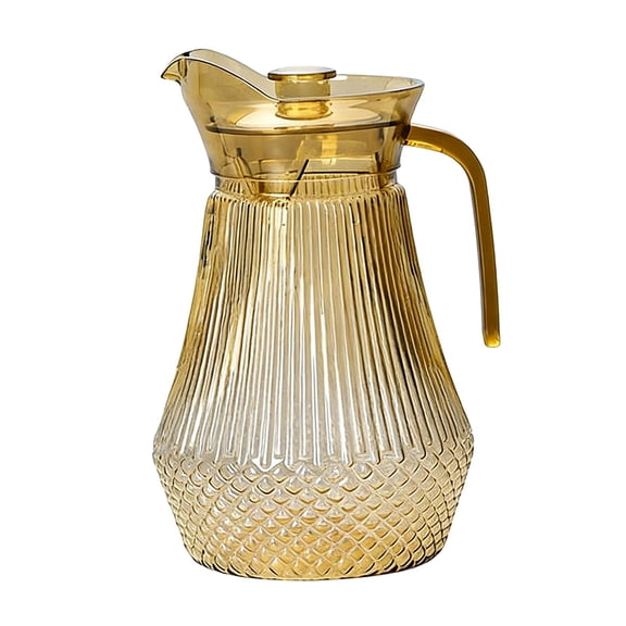 Abbraccia Cold Water Carafe Water Jug Shatter Resistant Lemonade Kettle Spout Pitcher Beverage Dispenser for Party Household Cafe Hotel 2000ml Coffee