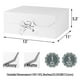 thumbnail image 3 of Caja de regalo GoooodGift blanca grande de 33 x 28 x 13,5 cm con cinta navideña, 3 of 7