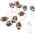 thumbnail image 3 of Cadena de rugby Luz que funcionó con batería de rugby Light Sports Teme Party Decoration sin batería, 3 of 6