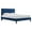 Multi-color, variant on Roxanne Performance Velvet Full Platform Bed