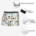 thumbnail image 3 of Fotbe Submarine With Fishes Undersea Calzoncillos Tipo Boxer con Bolsa de Soporte Total para Hombre, X-Temp Fresco, Transpirable y de Secado Rápido-Medium, 3 of 5