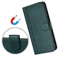 thumbnail image 6 of For Samsung Galaxy A25 5G 6.5inch Phone Case Wallet, Flip Leather TPU Cover with Card Holder Wrist Strap Shockproof Phone Case,Dark Green,For Galaxy A25 5G, 6 of 11