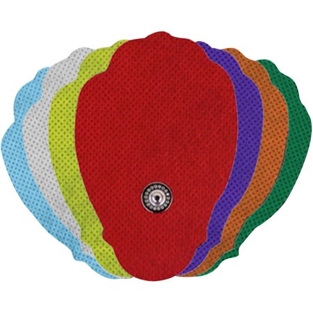 HealthmateForever Multi-Color Snap-on Hand-Shaped Replacement Electrode Pads Bundle