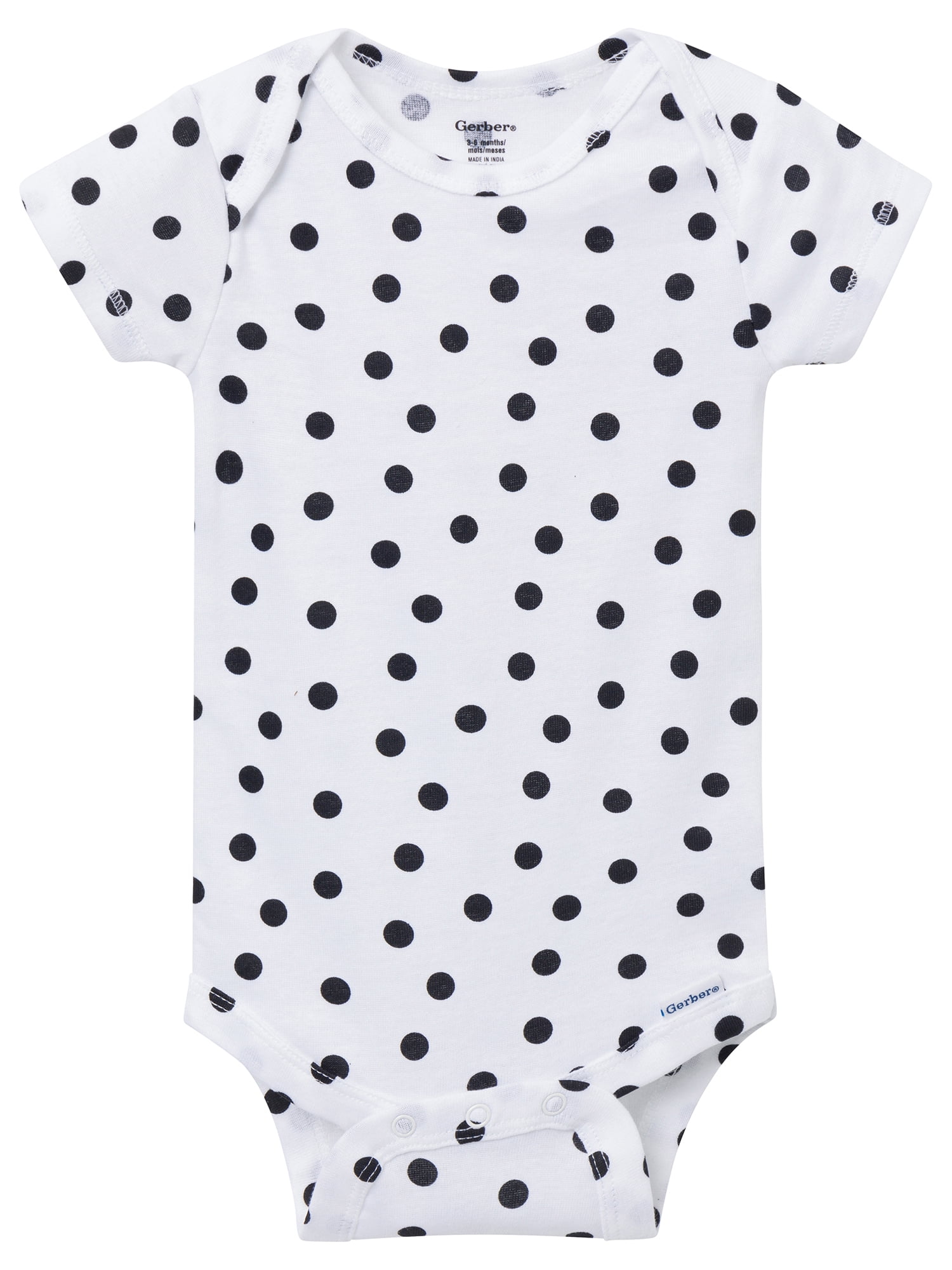 Gerber Gender Neutral Short Sleeve Onesies, 6-Pack, Sizes Newborn - 18 Months