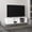 White, variant on 63" Wide TV Stand / Discreet Storage for Entertainment Essentials