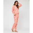 thumbnail image 6 of Real Essentials 2 Pack: Women's Long Sleeve Pajama Sets - Soft Comfy 2 Piece PJ Set Matching Ladies Sleepwear (Plus Size), 6 of 8
