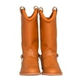 thumbnail image 2 of Adult Cowboy Sheriff Accessory Cosplay Deluxe Halloween Costume Brown Boots, 2 of 6