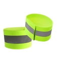thumbnail image 3 of FUTUREORYY 2Pcs Fluorescent Green Running Safety Bracelets High Visibility Wristbands for Night Use, 3 of 7