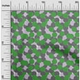 thumbnail image 2 of oneOone Rayon Green Fabric Geometric Sewing Craft Projects Fabric Prints By Yard 56 Inch Wide, 2 of 4