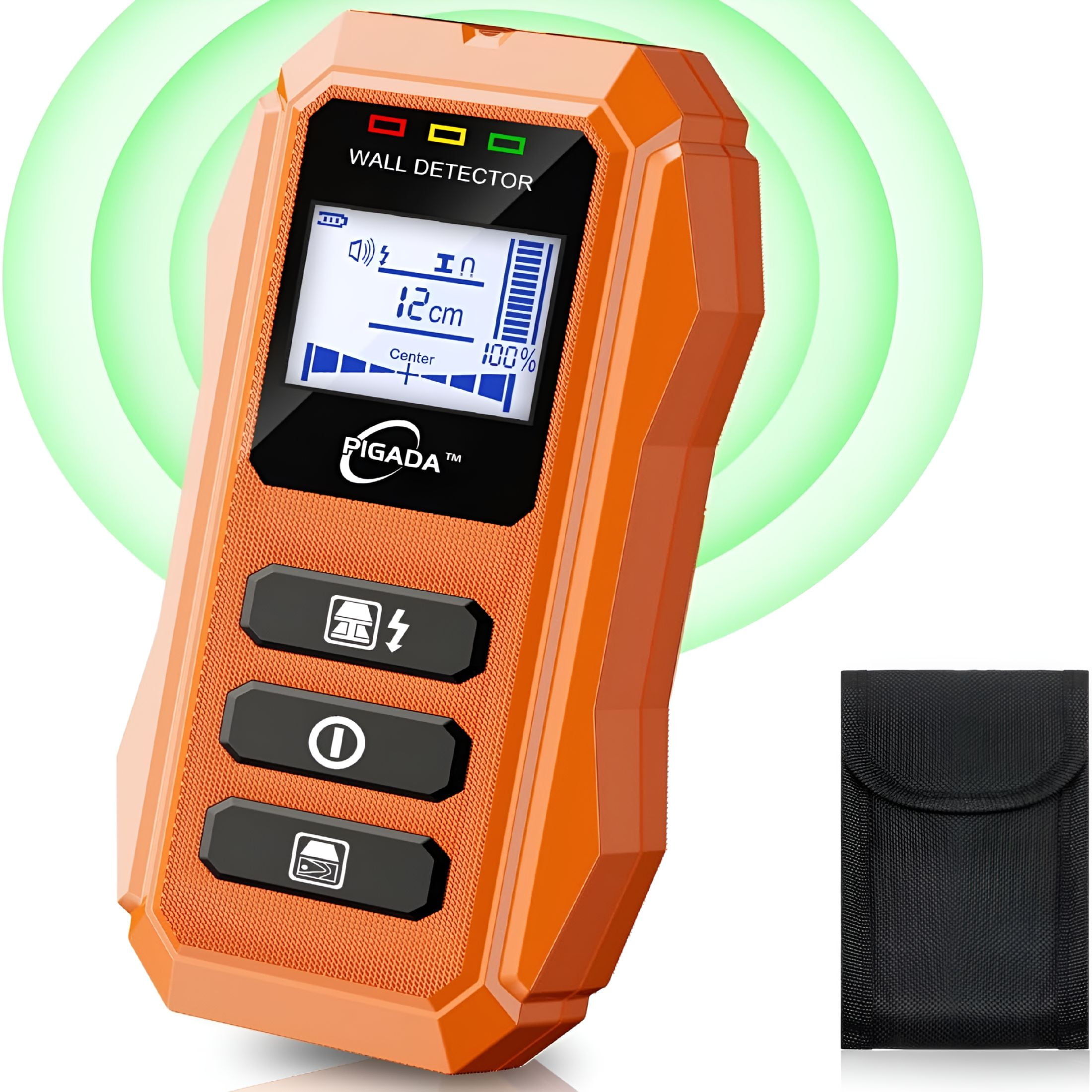 GJX 2026 New Stud Finder Wall Scanner - 5 in 1 Stud Finder Tool with Pro Smart Sensor Chip and Hd Lcd Display,Stud Detector Beam Finders for the Center Wood Studs Ac Wire Drywall Detection Pipe