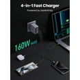 thumbnail image 4 of UGREEN Nexode Pro 160W USB C Charger, GaN Fast Charger Kit for Laptop Cellphone, 4 of 11