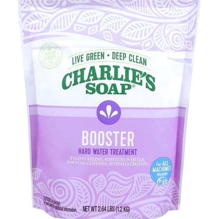 Booster & Hard Water Treatment 160 Loads (2.64 Lbs, 1 Pack) Natural Powdered Water Softener and Laundry Booster – Safe and Effective