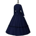 thumbnail image 5 of Women's Victorian Civil War Dress Costume Vintage Reenactment Historical Dresses Southern Belle Costumes Ball Gown, 5 of 7
