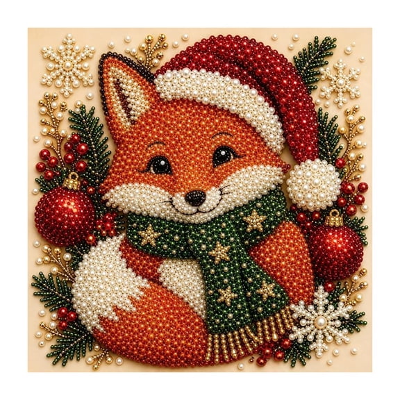 Christmas Pearl Diamond Art Kit 3D Craft for Adults Beginner