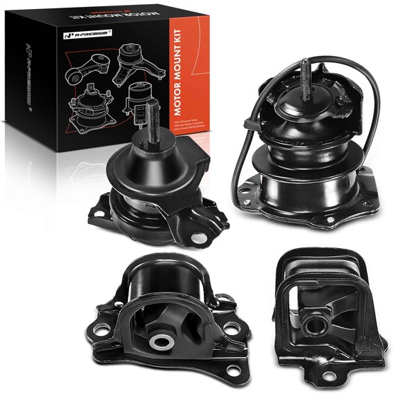 A-Premium 4PCS Engine Motor Mount and Transmission Mount Kits Compatible with Honda Accord 1998 1999 2000 2001 2002 2.3L Automatic Transmission