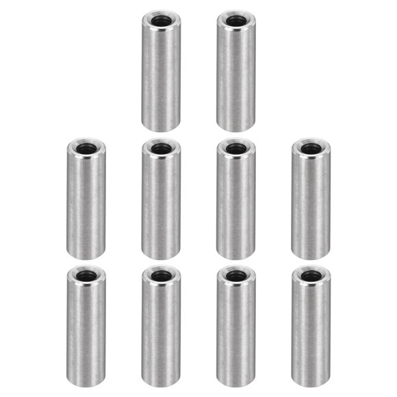 12Pcs M3 Stainless Steel Spacers Metal Spacer 3mm ID x 6mm OD x 20mm L