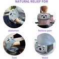 thumbnail image 4 of Bolsa de agua caliente, bolsa de agua caliente de goma para botella de agua caliente con funda de cintura suave para cuello y hombros, espalda, manos, piernas, cintura cálida (púrpura) JAMW Sencillez, 4 of 5