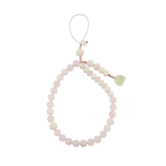 WORGEOUS 1PC Crystal Wrist Phone Strap Cordón de teléfono de estilo chino Cuerda colgante corta para teléfonos celulares