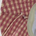 thumbnail image 4 of Women's Gingham Wide - Brim Sun Hat with Bow Chin Strap - Red, 4 of 7