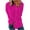 Hot Pink, variant on VEKDONE Women's Drop Shoulder Sleeve Sweatshirts Fall Winter Long Sleeve Crewneck Pullover Top Trendy Basic Solid Color Blouse Plus Size Loose Shirts Mint Green XXL