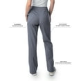 thumbnail image 3 of Landau ProFlex Tailored Fit Comfort Stretch 4-Pocket Scrub Pants for Women 2043, 3 of 4