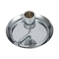 thumbnail image 3 of Quemador de bobinas Soporte de bobinas de quemador con bandeja Estante de exhibición de rollos de moxibustión de acero inoxidable estable simple para Plata, 3 of 8