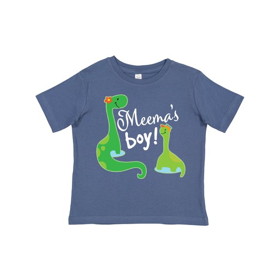 Inktastic Meema Boy Grandson Dinosaur Boys Toddler T-Shirt