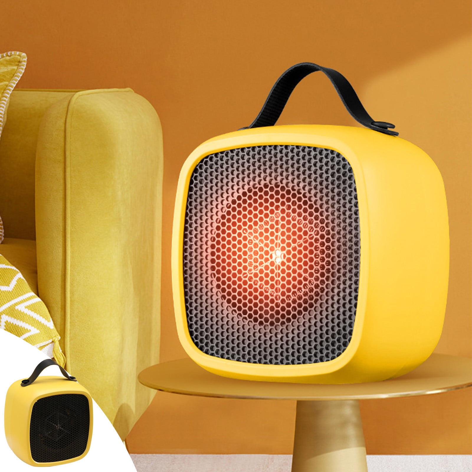 TIMIFIS Mini Humidifier Portable Space Heater, Mini Heater, Space Heaters for Indoor Use, Small Heater with Tip-Over and Overheat Protection Humidifiers for Bedroom