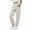 Beige, variant on Vmvidoty Women's Fashion Casual Solid Elastic Waist Trousers Long Straight Pants Sweatpants Fleece Joggers Fall Fashion 2025 Khaki M