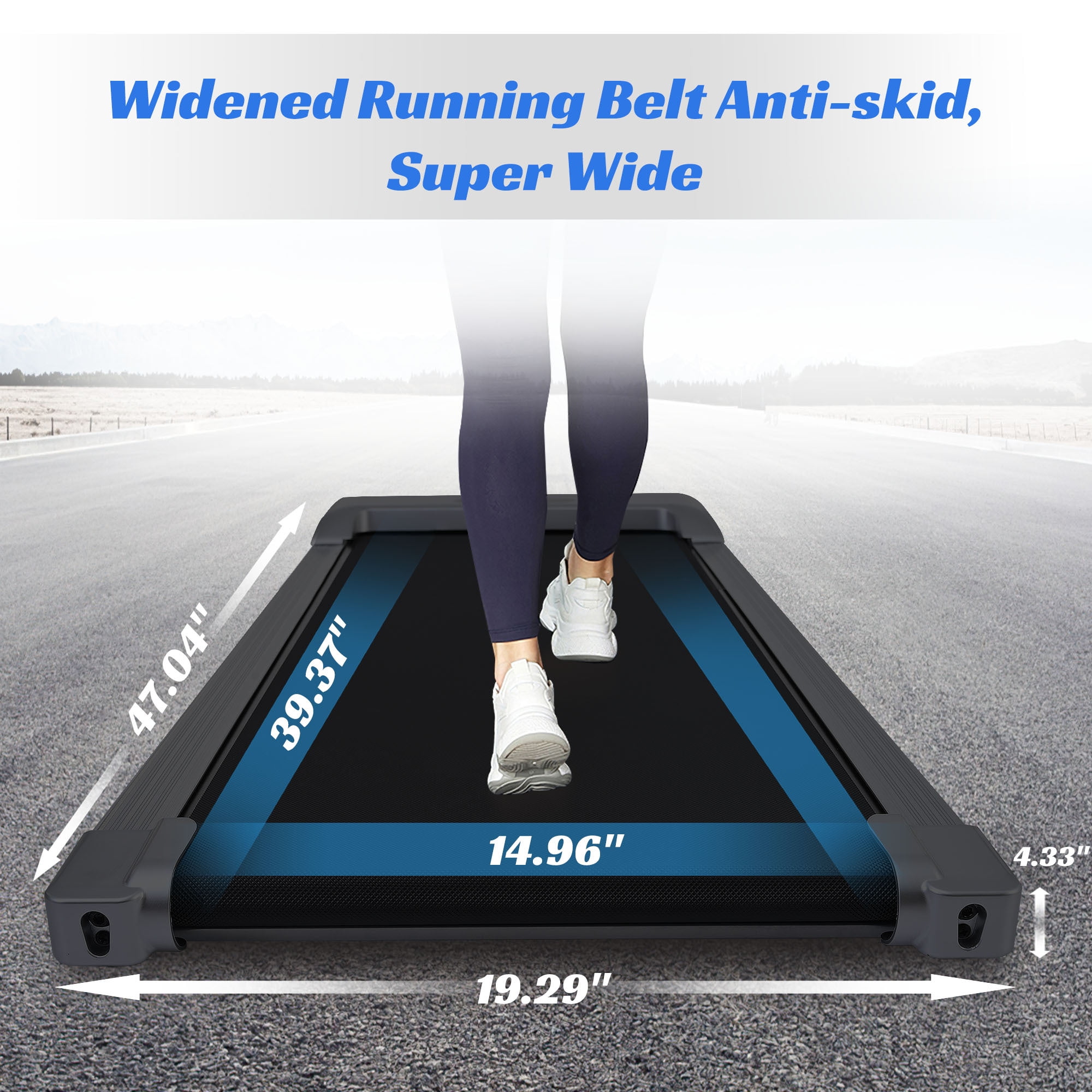 Household small mini folding flat treadmill mute multifunctional indoor fitness walking pad new arrivals