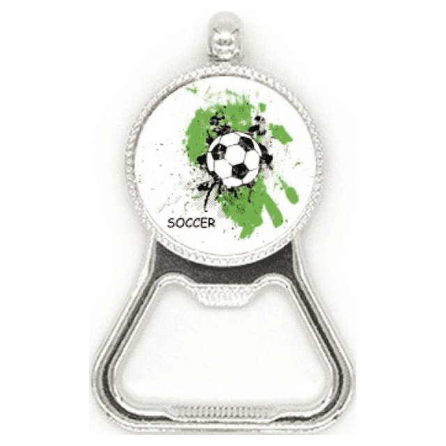 Jugar futbol Deportes Futbol Acero inoxidable Metal cerveza tapa sacacorchos