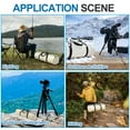 thumbnail image 6 of Uxcell 1 Pcs Zippered Tripod Bag, 72 x 19 x 19cm Water Resistant Oxford Cloth Outdoor Equipment Storage Bag with Handle for Travel Outdoor Camping Sports Fishing Rod, Khaki, 6 of 6