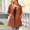 Brown, variant on Tejiojio Clearance Rollbacks Womens Fashion Winter Loose Solid Color Wild Elegant Comfortable Coat Outwear