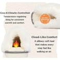 thumbnail image 5 of BERANMEY Slippers for Women Memory Foam Fuzzy House Slippers Bedroom Non-slip Warm Fluffy Plush Womens Slippers Unisex Slip on Anti-Skid Sole Slides, 5 of 8