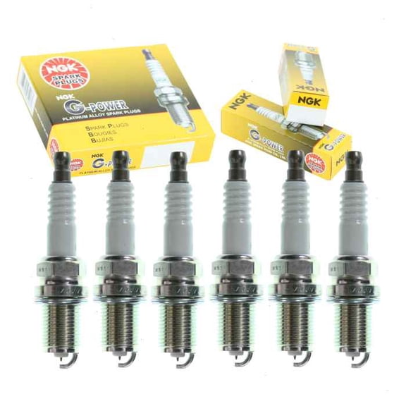 6 pc NGK G-Power Spark Plugs compatible with Mitsubishi Montero 3.5L V6 1994-2002
