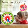 Toddler Girl Birthday Gift Montessori Wooden Clock For Children, Toys