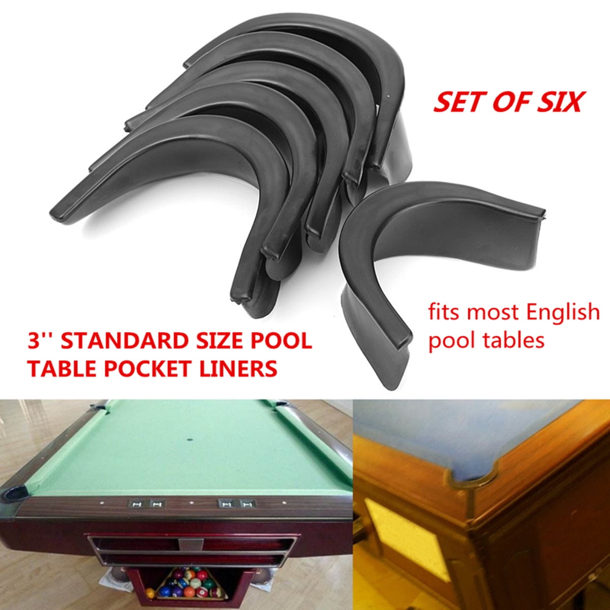 Lightweight Pool Snooker Billiard Table Net Pocket Hook Replacement Replace 