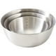 thumbnail image 1 of GOOHOCHY Cuenco de cocina de acero inoxidable de 3 piezas, cuenco para mezclar huevos, cuenco para ensalada, cuenco para sopa con báscula, 1 of 8