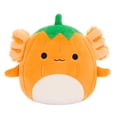 thumbnail image 5 of Squishmallows Original 5-Inch Halloween 4-Pack – Gabin Pumpkin Axolotl, Fitzy Goblin Holding Latte, Malcolm Bat Mushroom, Ms. K Purple Clown – Official Jazwares Plush (Little), 5 of 5