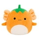 thumbnail image 5 of Squishmallows Original 5-Inch Halloween 4-Pack – Gabin Pumpkin Axolotl, Fitzy Goblin Holding Latte, Malcolm Bat Mushroom, Ms. K Purple Clown – Official Jazwares Plush (Little), 5 of 5