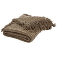 thumbnail image 2 of Safavieh Inaya 51" x 67" Contemporary Cotton Throw, Brown, 2 of 4